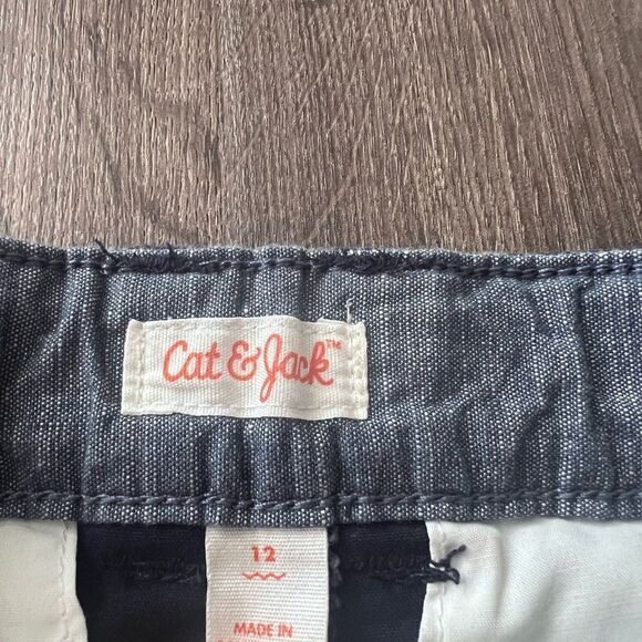Cat&Jack shorts, color blue with white dots size 12 Kids - Picture 5 of 5